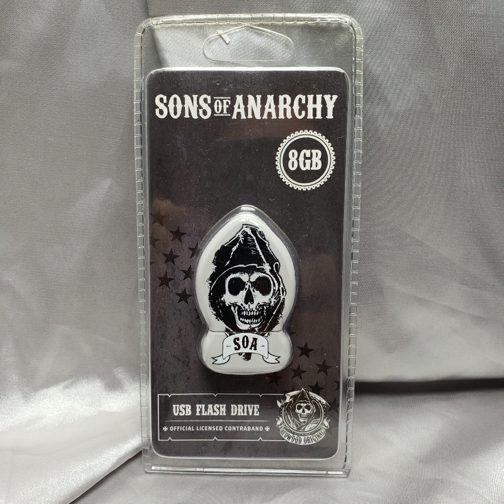 Son's of anarchy usb flash drive 8gb new,white